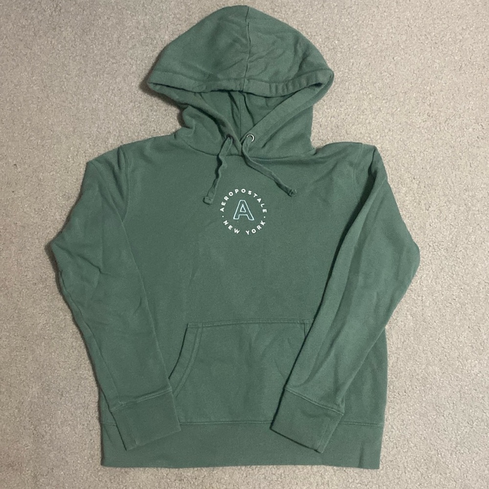Aeropostale Women’s Green Pullover Hoodie; Size Small
